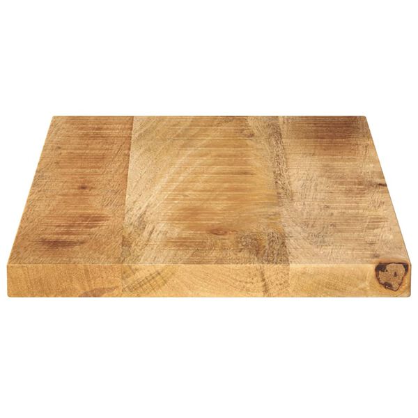 vidaXL Tampo de mesa retangular 50x30x3,8 cm mangueira &aacute;spera maci&ccedil;a