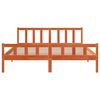 vidaXL Cama sem colch&atilde;o 180x200 cm pinho maci&ccedil;o castanho-mel