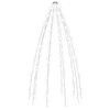 vidaXL Cord&atilde;o de luzes &aacute;rvore de Natal 250 luzes LED 250cm branco frio