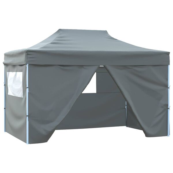 vidaXL Tenda de Festa Antracite 280 x 410 x 315 cm Tecido Oxford
