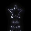 vidaXL Árvore de Natal em cone 1400 luzes LED 160x500 cm branco frio