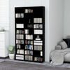 vidaXL Arm&aacute;rio para CD 102x23x177,5 cm derivados de madeira preto