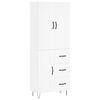 vidaXL Arm&aacute;rio alto 69,5x34x180 cm derivados de madeira branco