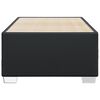 vidaXL Estrutura de cama 90x190 cm couro artificial preto
