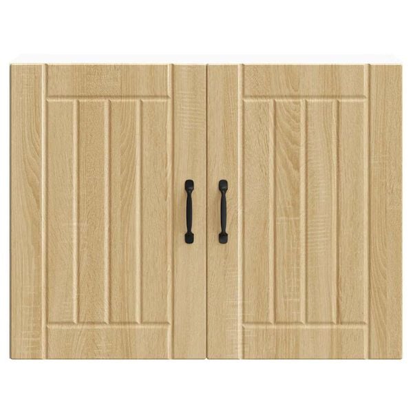 vidaXL Arm&aacute;rio de parede da cozinha Lucca madeira carvalho sonoma