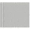 vidaXL Tela de varanda 90x700 cm 100% poli&eacute;ster oxford cinzento-claro
