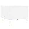 vidaXL Mesa de centro 50x50x40 cm derivados de madeira branco