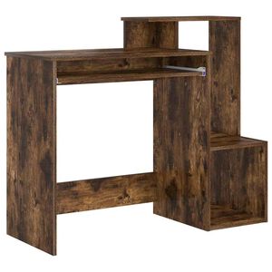 vidaXL Mesa Carvalho Defumado 106 x 41 x 88,5 cm Derivados de Madeira