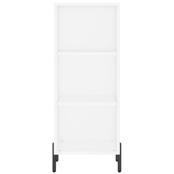 vidaXL Aparador 34,5x32,5x90 cm madeira processada branco