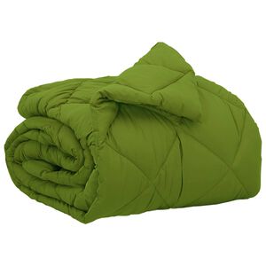 vidaXL Duvet de Ano Inteiro Verde 135 x 200 cm Microfibra