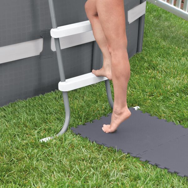 Intex Protetor de chão almofadado de encaixar 8 pcs 50x50x0,5cm 1,9m²