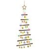 vidaXL &Aacute;rvore de Natal pendurada com bolas 90 cm 30 LED Multicolorido