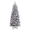 vidaXL &Aacute;rvore de Natal Artificial com 300 LEDs Branco 210 cm
