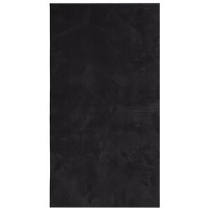 vidaXL Tapete pelo curto macio e lav&aacute;vel HUARTE 60x110 cm preto