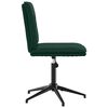 vidaXL Cadeiras de jantar 2 pcs veludo verde-escuro