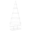 vidaXL &Aacute;rvore de Natal de metal com suporte KUOPIO 125 cm A&ccedil;o Branco