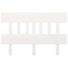 vidaXL Cabeceira de cama 138,5x3x81 cm pinho maci&ccedil;o branco