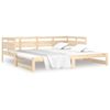 vidaXL Estrutura sof&aacute;-cama de puxar 2x(90x200) cm madeira pinho maci&ccedil;a