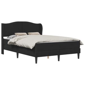 vidaXL Estrutura da Cama 2 unid. Preto 120 x 190 cm Veludo