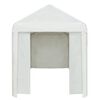 vidaXL Tenda para festas PE 2x5 m branco