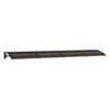 vidaXL Toldo para porta 350x75 cm policarbonato preto