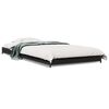 vidaXL Estrutura de cama 90x190 cm derivados de madeira e metal preto