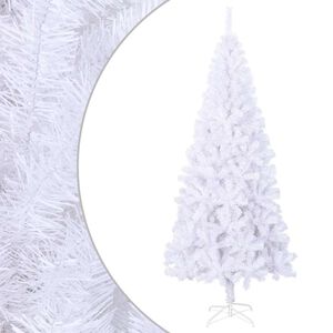vidaXL &Aacute;rvore de natal artificial L, 240 cm, branca