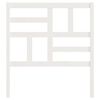 vidaXL Cabeceira de cama 96x4x104 cm pinho maci&ccedil;o branco