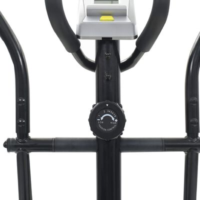 vidaXL Bicicleta elíptica magnética com medição de pulso