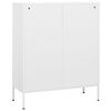 vidaXL Armário de arrumação aço 80x35x101,5 cm branco
