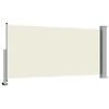 vidaXL Toldo lateral retr&aacute;til para p&aacute;tio 120x300 cm creme