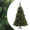 vidaXL &Aacute;rvore de Natal artificial com bolas 120 cm 150 LED