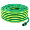 vidaXL Mangueira de Jardim 5 Camadas Verde e Amarelo 19 mm PVC