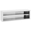 vidaXL M&oacute;vel de parede para cozinha 150x40x50 cm a&ccedil;o inoxid&aacute;vel