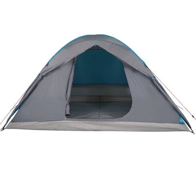 vidaXL Tenda de campismo cúpula para 6 pessoas impermeável azul