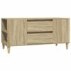 vidaXL M&oacute;vel p/ TV 102x44,5x50 cm derivados de madeira carvalho sonoma