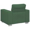vidaXL Poltrona 100x77x82 cm tecido corduroy verde escuro