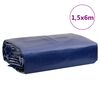 vidaXL Lona 1,5x6 m 650 g/m&sup2; azul