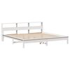 vidaXL Cama sem colch&atilde;o 180x200 cm madeira de pinho maci&ccedil;a branco