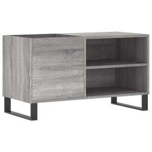 vidaXL Arm&aacute;rio p/ discos 85x38x48 cm derivados madeira cinzento sonoma
