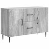 vidaXL Buffet Sonoma Cinzento 89 x 34,5 x 60 cm Derivados de Madeira