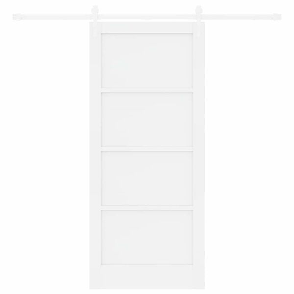 vidaXL Porta Deslizante ORKDAL Branco 86 x 198,5 cm