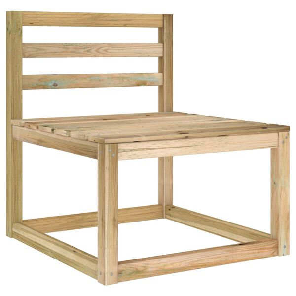 vidaXL Conjunto lounge de jardim 3 pcs com almofad&otilde;es azuis