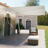 vidaXL Toldo autom&aacute;tico independente 600x350 cm cor creme