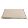 vidaXL Almofadas assento de jardim 2 pcs 45x45x2 cm cinza-acastanhado