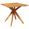vidaXL Mesa de jardim 85x85x75 cm madeira de ac&aacute;cia maci&ccedil;a