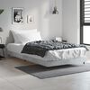 vidaXL Estrutura de cama 90x190 cm derivados de madeira cinza cimento