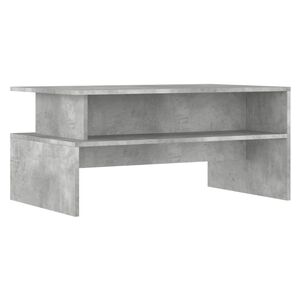 vidaXL Mesa de centro 90x55x42,5 cm derivados de madeira cinza cimento