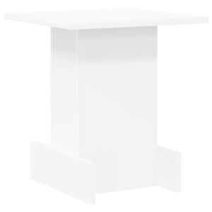 vidaXL Mesa de apoio Branco 35,5 x 35 x 40 cm Derivados de Madeira