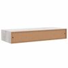 vidaXL Prateleira parede c/ gaveta MDF 60x23,5x10 cm cinzento-cimento
